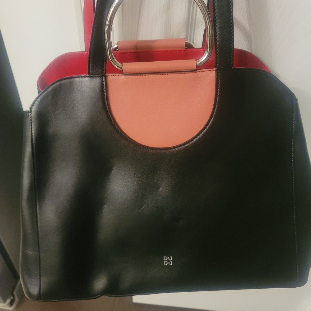 Dudu leather handbag